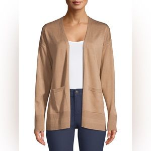 4/15$ Tan/ khaki cardigan